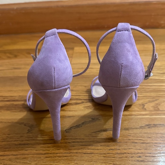 Steve Madden Stecy Lavender Ankle Strap Heels - Picture 5 of 6